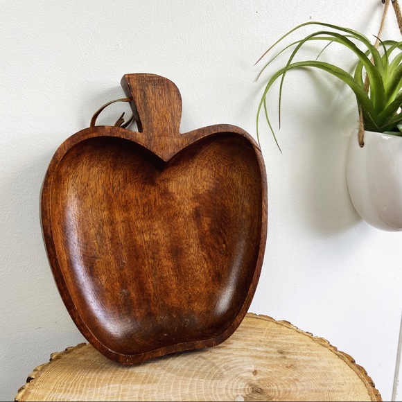 Vintage Wooden Monkey Pod Dish